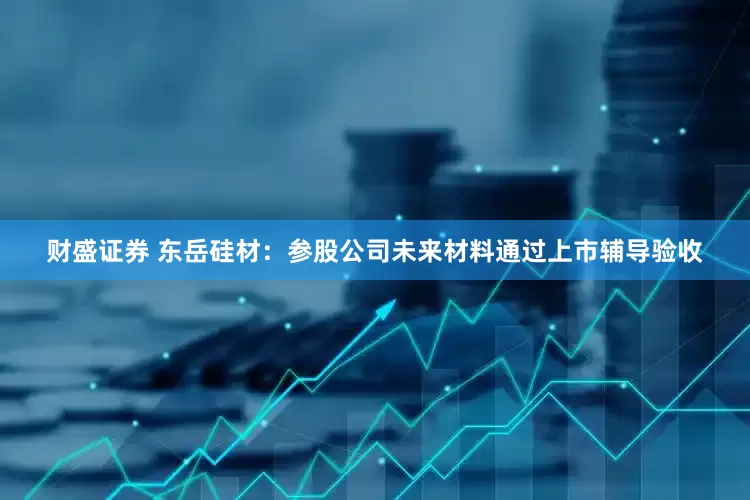 财盛证券 东岳硅材：参股公司未来材料通过上市辅导验收