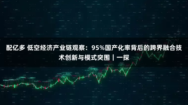 配亿多 低空经济产业链观察：95%国产化率背后的跨界融合技术创新与模式突围｜一探